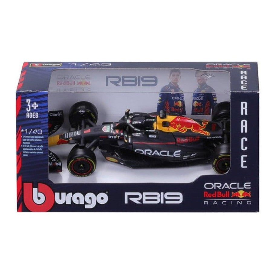 Bburago 1:43 2023 Formula 1 Red Bull Racing RB-19 No.1 Verstappen WB Model Car