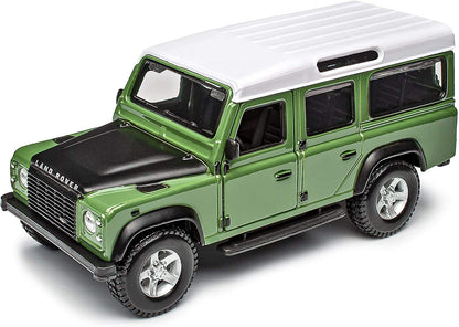 Bburago Land Rover Defender 110 Green 1:32 Diecast Model Car