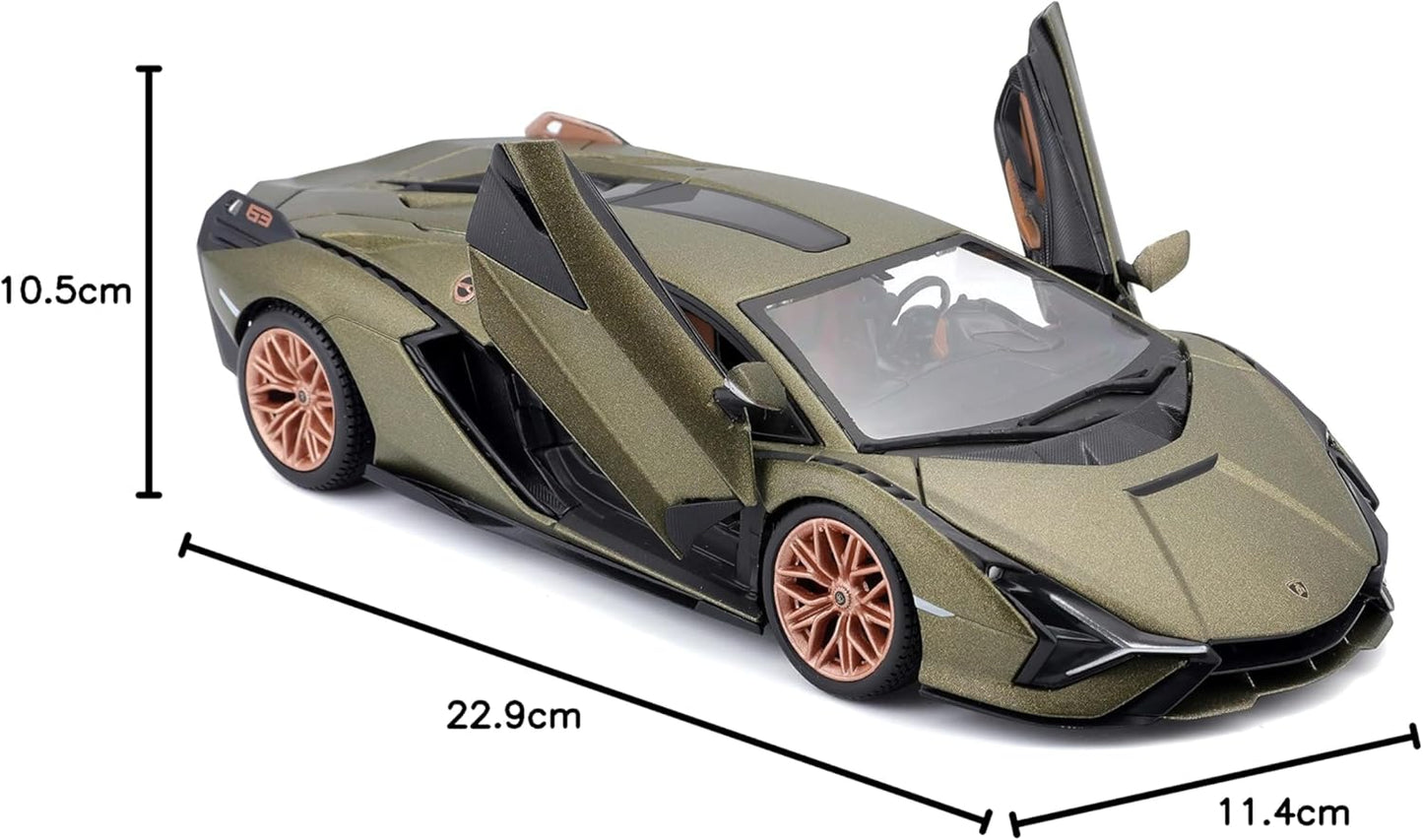 Bburago 1:24 2019 Lamborghini Sian FKP-37 Diecast Model Car