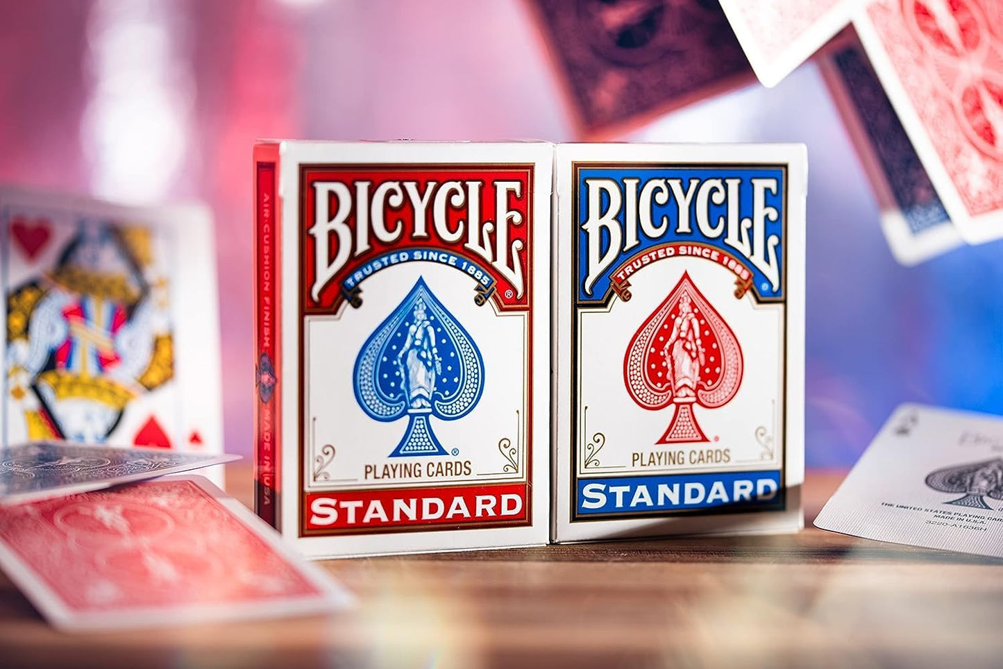 Bicycle Standard Playing Cards Red or Blue