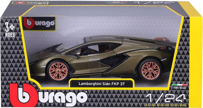 Bburago 1:24 2019 Lamborghini Sian FKP-37 Diecast Model Car