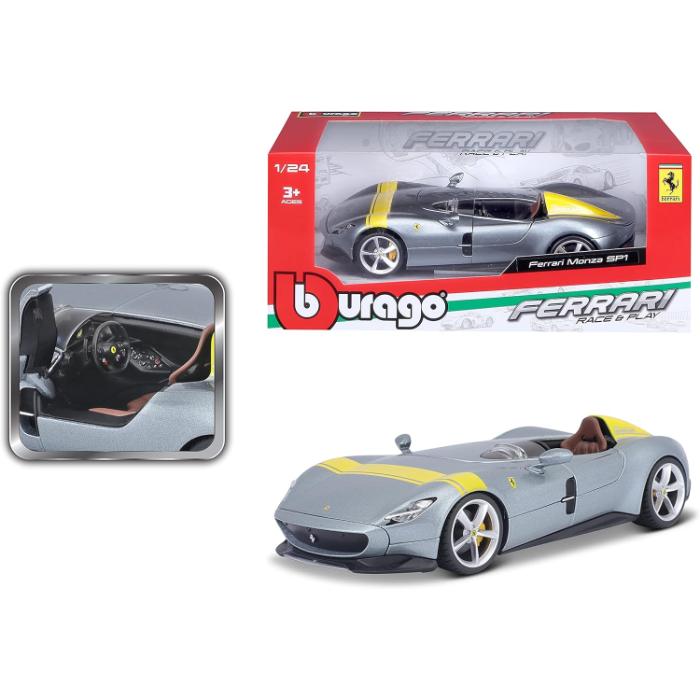 Bburago 1:24 2021 Ferrari Monza SP1 Icona Ltd Series Car Diecast Model