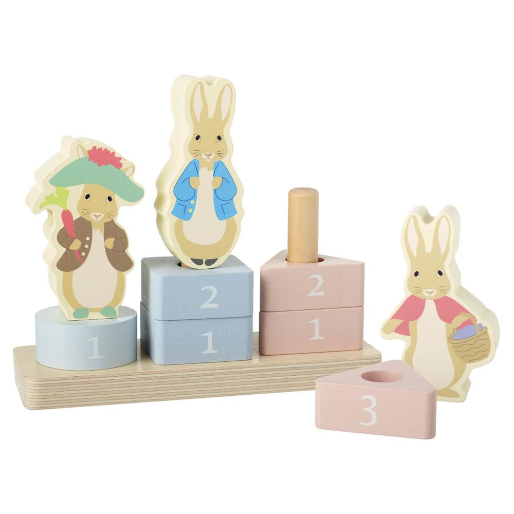 Officially Licensed Peter Rabbit Wooden Counting Game