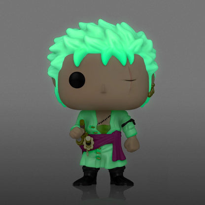 One Piece Roronoa Zoro US Exclusive Glow in the Dark Pop! Vinyl Figure Funko