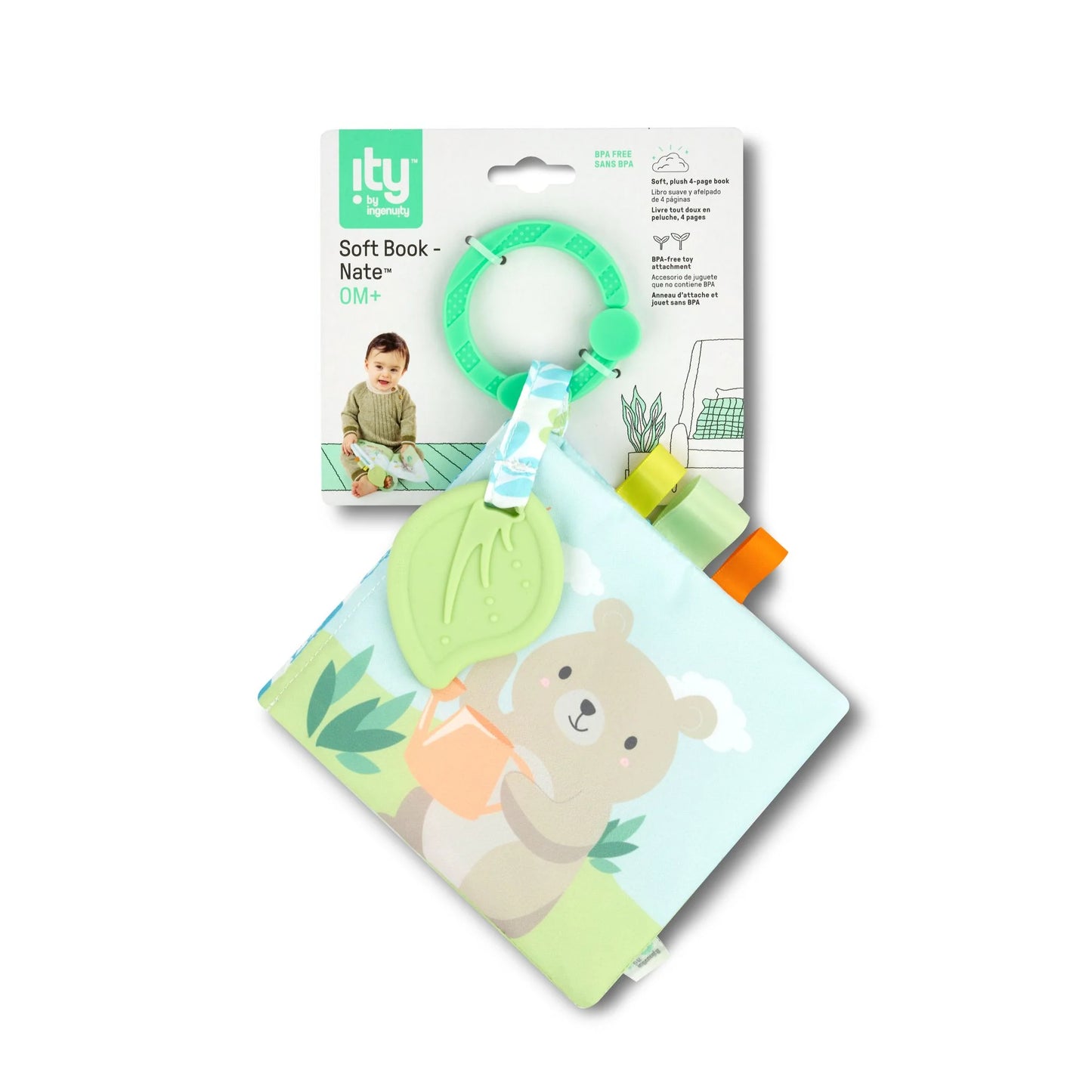 Ingenuity Soft Book - Nate the Bear