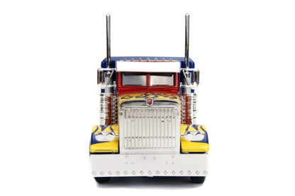 Transformers 2007 Optimus Prime T1 1:24 Scale Hollywood Ride Diecast Model Car