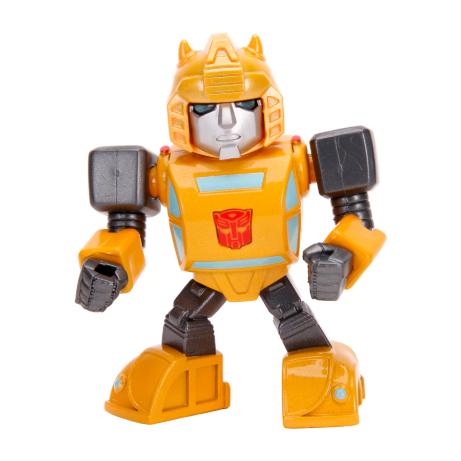 MetalFigs Transformers Autobot Bumblebee Deluxe 4 Inch Figure with Light