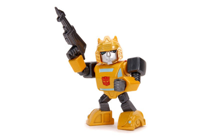 MetalFigs Transformers Autobot Bumblebee Deluxe 4 Inch Figure with Light