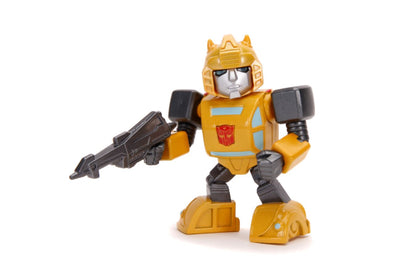 MetalFigs Transformers Autobot Bumblebee Deluxe 4 Inch Figure with Light