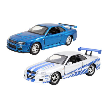 Fast & Furious - Brian's Nissan Skyline GT-R Twin Pack 1:32 Scale