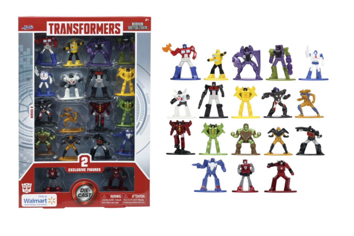 Transformers TV Nano 18 Pack Metal Figures