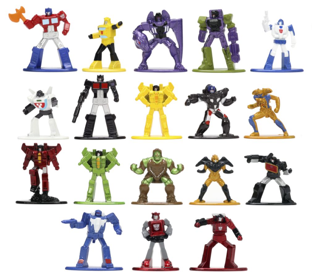 Transformers TV Nano 18 Pack Metal Figures