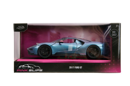 Pink Slips 2017 Ford GT 1:24 Scale DieCast Model Car by Jada Toys