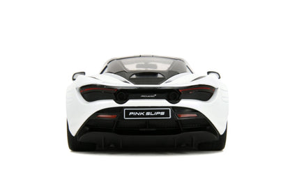 Jada Toys Pink Slips White McLaren 720S 1:24 Scale Diecast Model Car