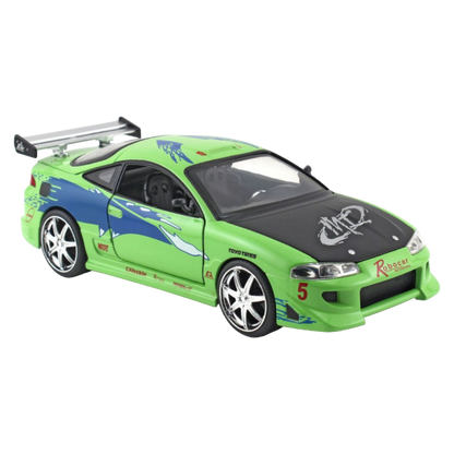 Fast and Furious Mitsubishi Eclipse 1:24 Scale Hollywood Ride Diecast Model Car