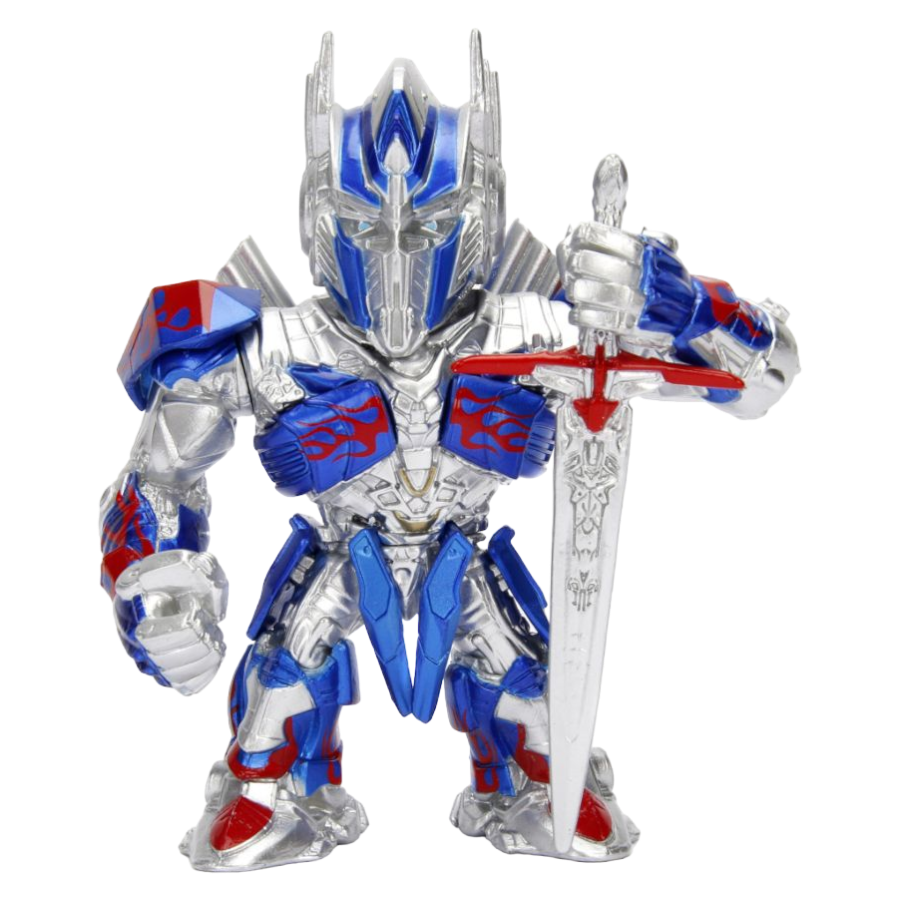 Transformers 5 The Last Knight Optimus Prime 4" Metals Die-Cast Figure Jada Toys