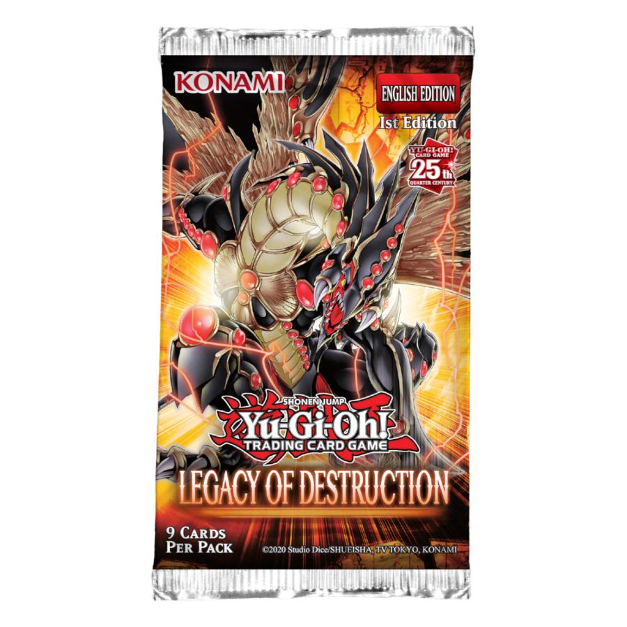 Yu-Gi-Oh! TCG Legacy of Destruction Tripack Tuckbox