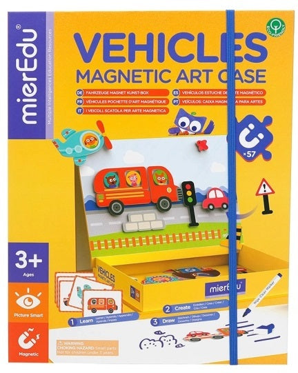 MierEdu Magnetic Art Case - Vehicles