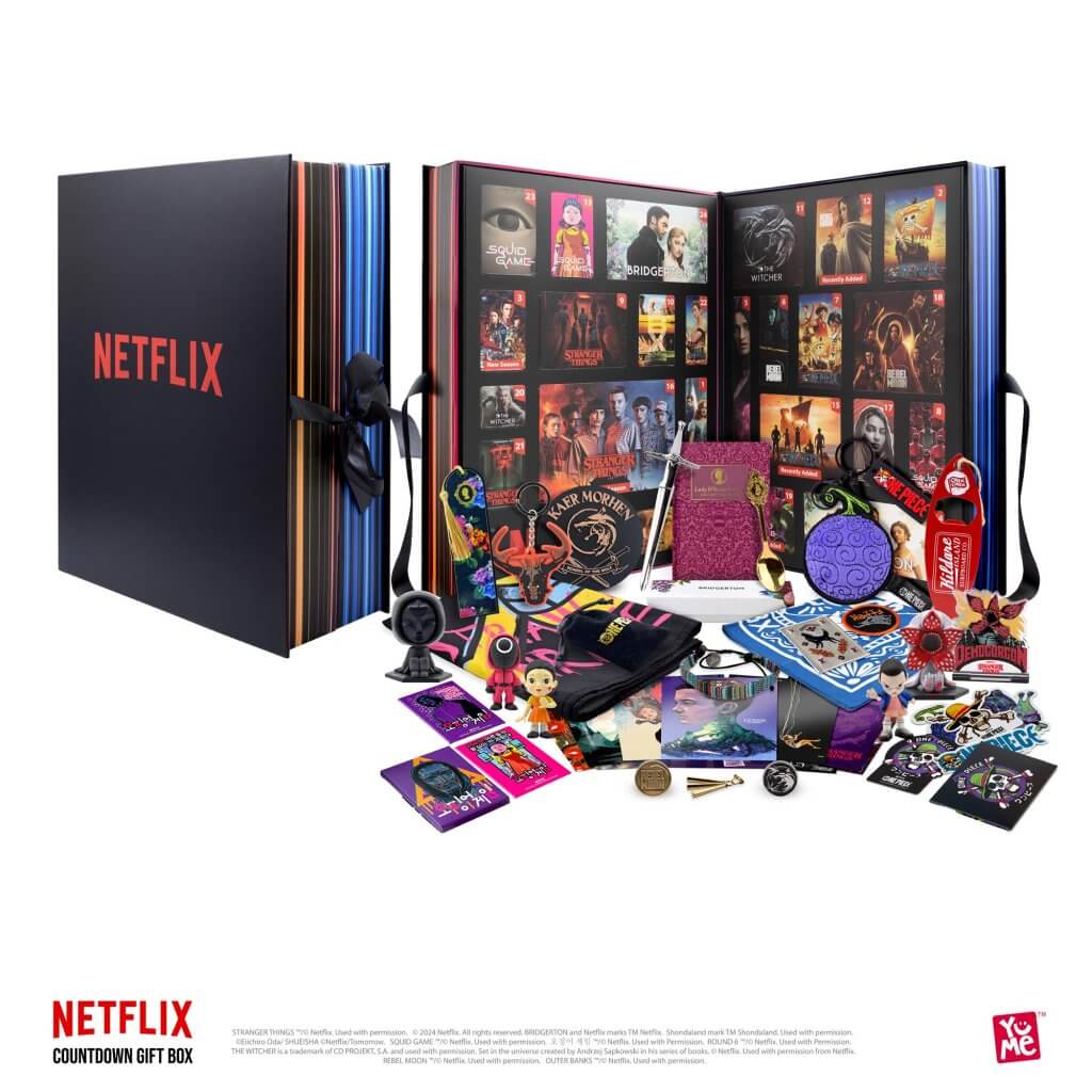 YuMe Netflix 2024 Advent Calendar Countdown Gift Box