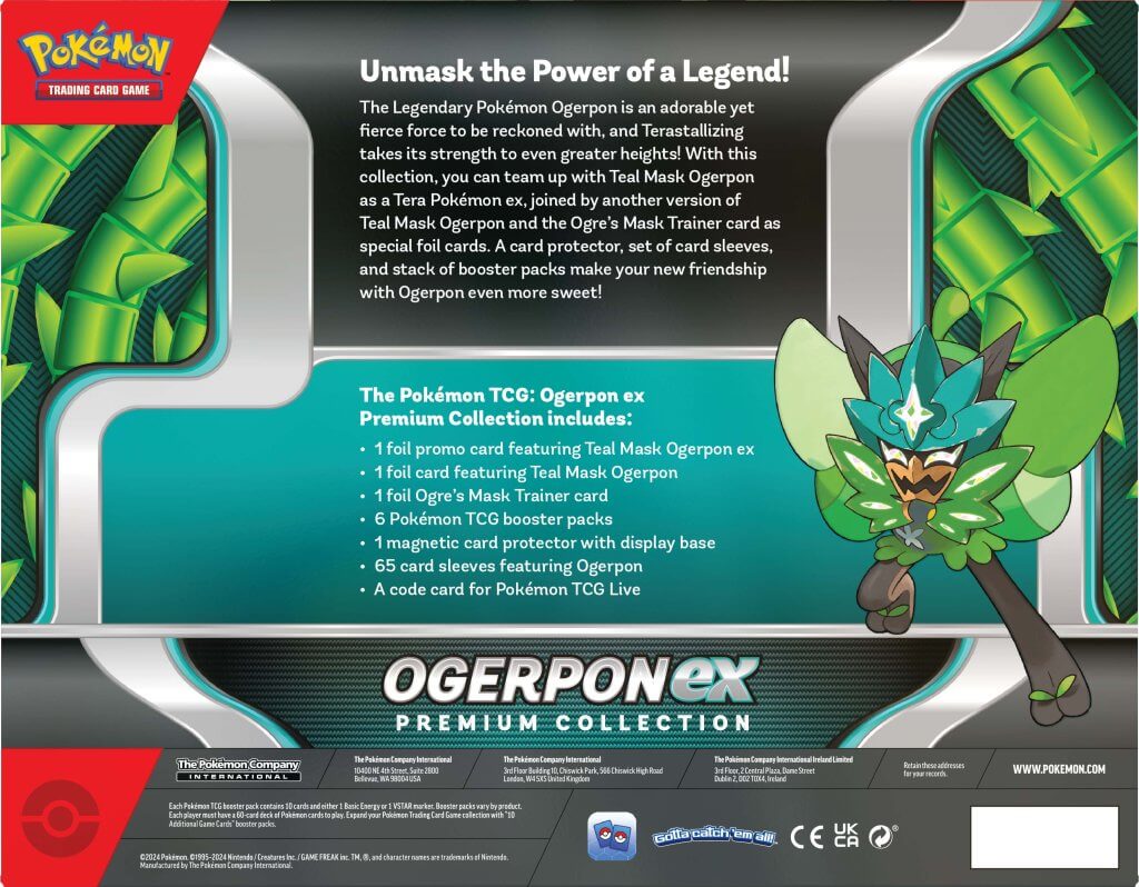 POKEMON TCG Ogerpon ex Premium Collection