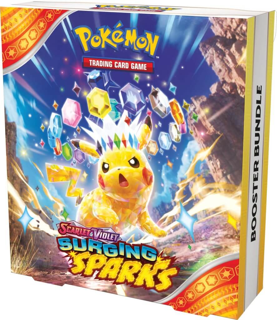 POKEMON TCG Scarlet &amp; Violet 8 Surging Sparks Booster Bundle