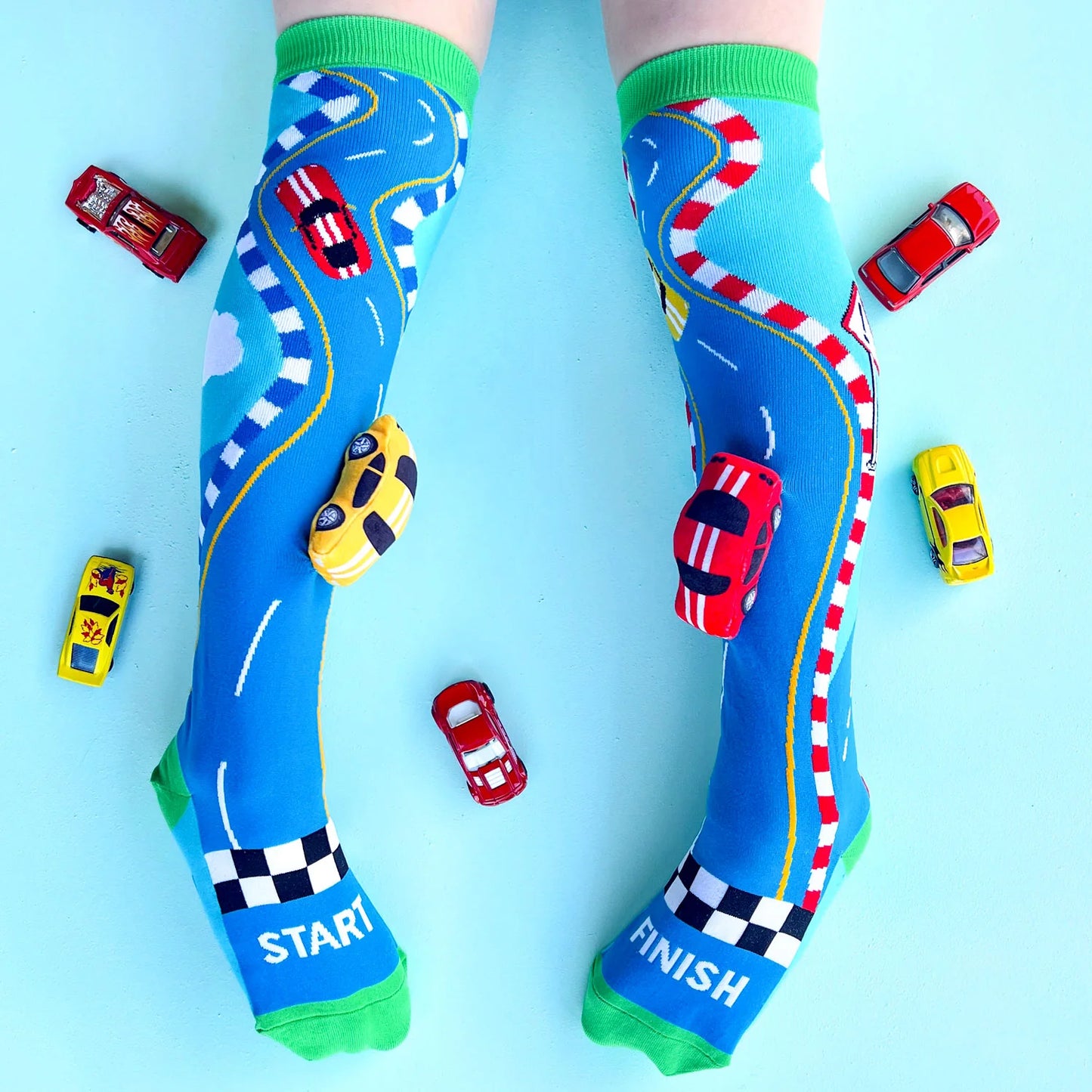 MADMIA Racing Cars Socks TODDLER Age 3 to 5