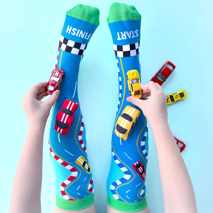 MADMIA Racing Cars Socks TODDLER Age 3 to 5