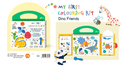 My First Colouring Kit - Dino Friends