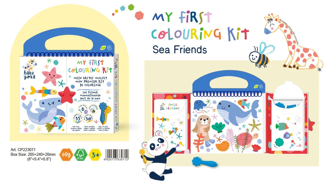 My First Colouring Kit - Sea Friends