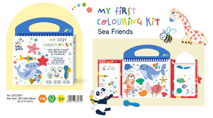 My First Colouring Kit - Sea Friends