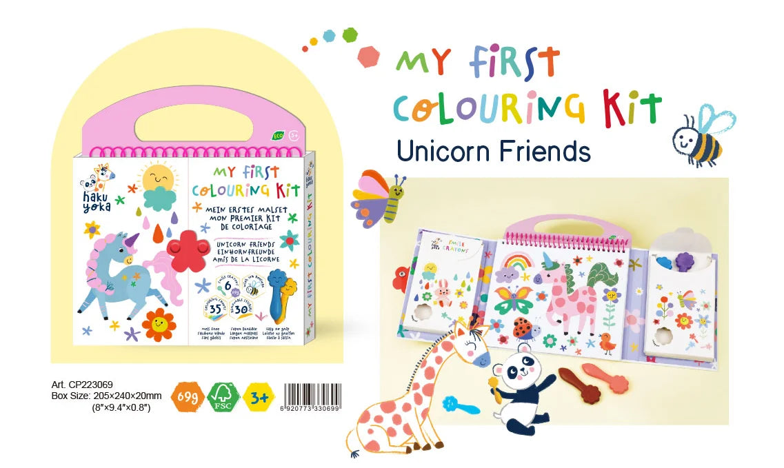 My First Colouring Kit - Unicorn Friends