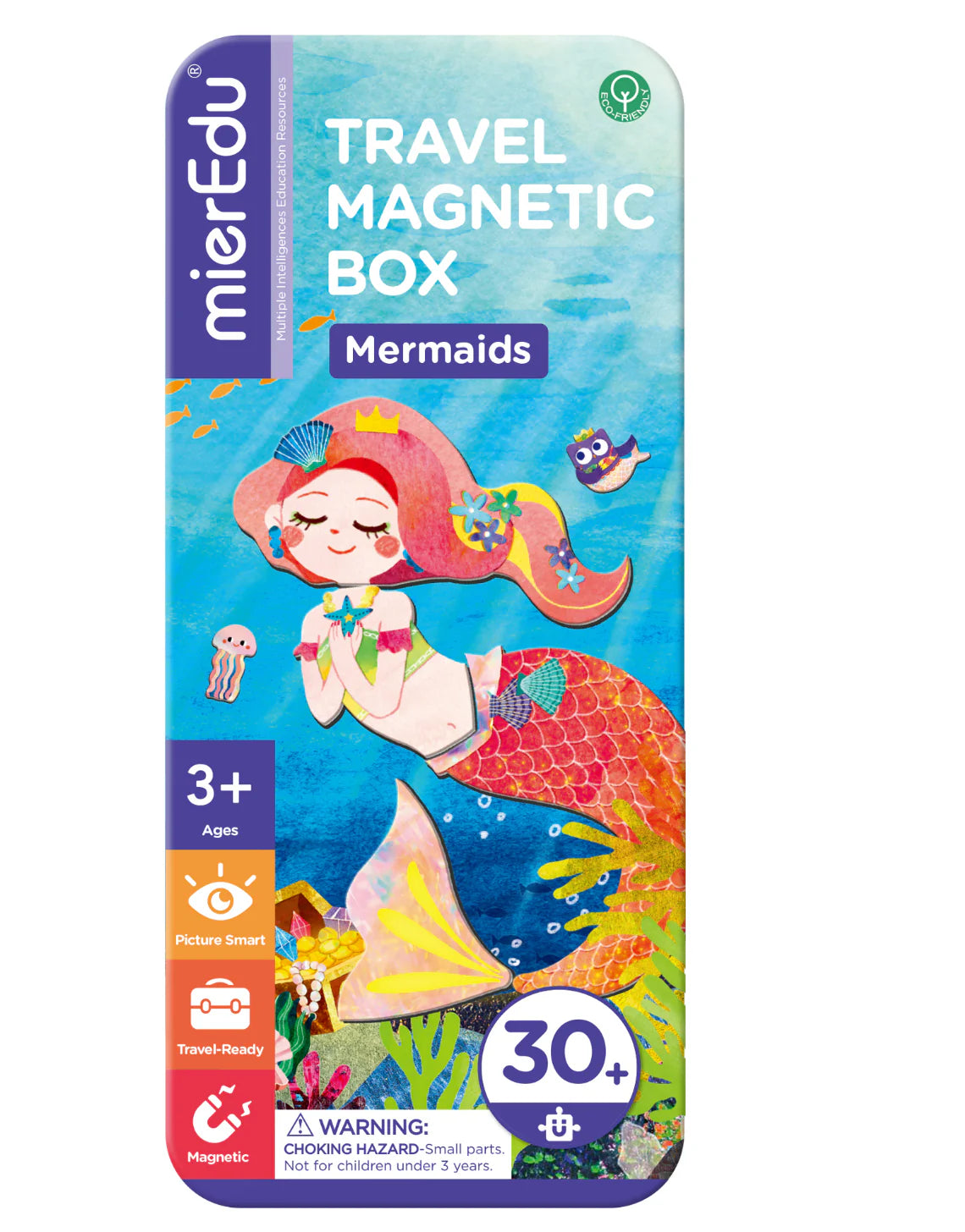 MierEdu Travel Magnetic Box Puzzle - Mermaids