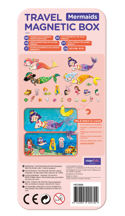 MierEdu Travel Magnetic Box Puzzle - Mermaids