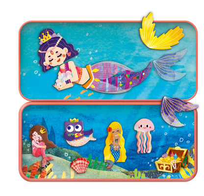 MierEdu Travel Magnetic Box Puzzle - Mermaids