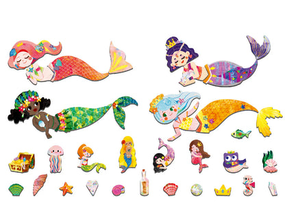 MierEdu Travel Magnetic Box Puzzle - Mermaids