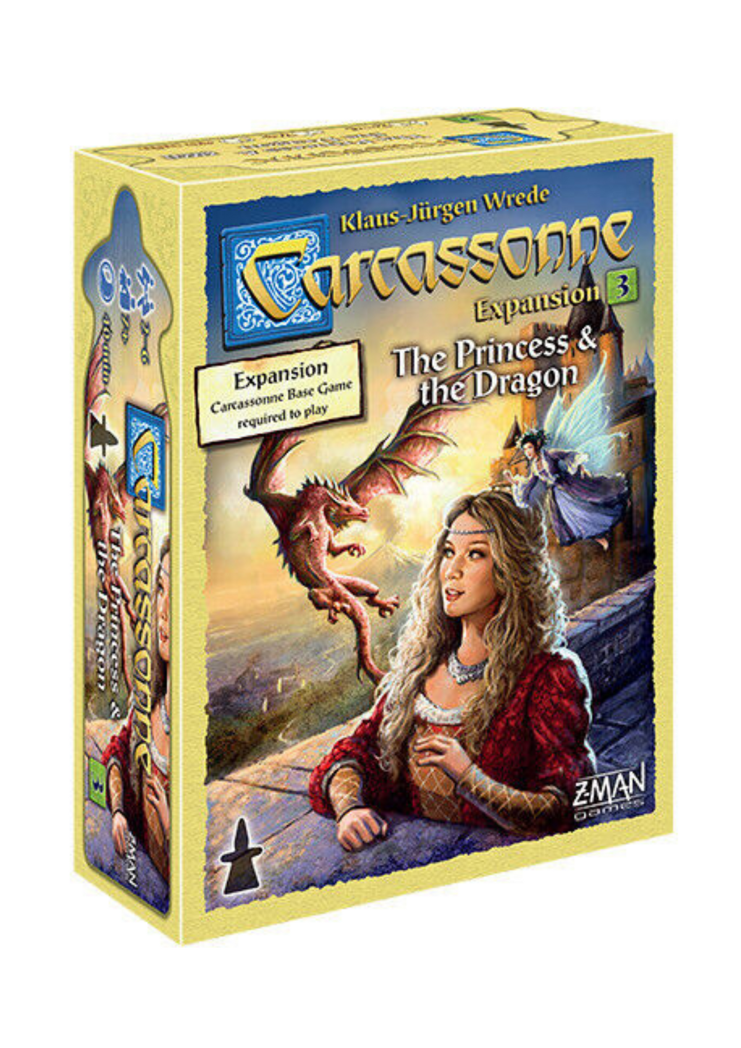 Carcassonne Board Game Expansion 3 The Princess & the Dragon