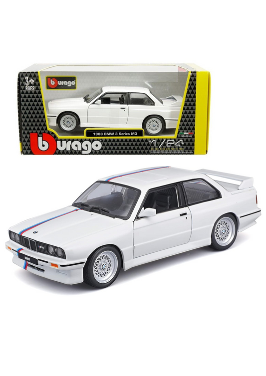 Bburago 1:24 1988 BMW 3 Series E30 M3 Diecast Model Car