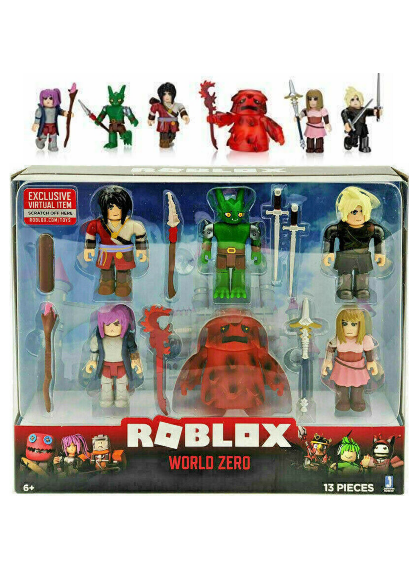 Roblox World Zero Multipack 6 Figure Set Box