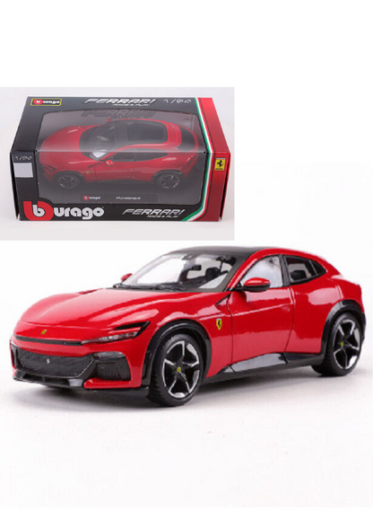 Bburago 1:24 2022 Ferrari Purosangue 4-Door V12 Diecast Model Car