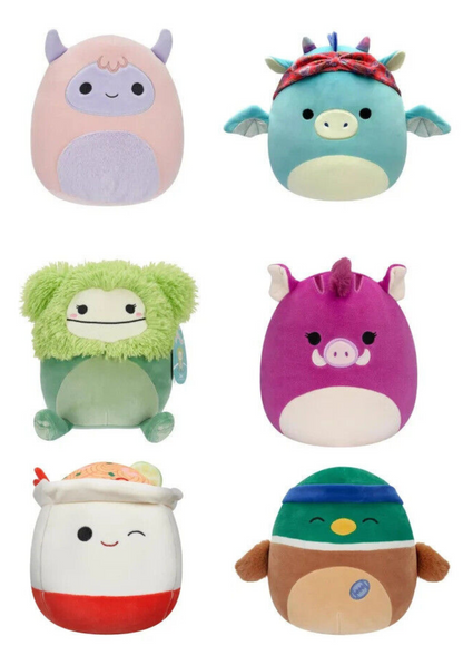 Squishmallows Official 7.5 Inch Plush Toys Assorted