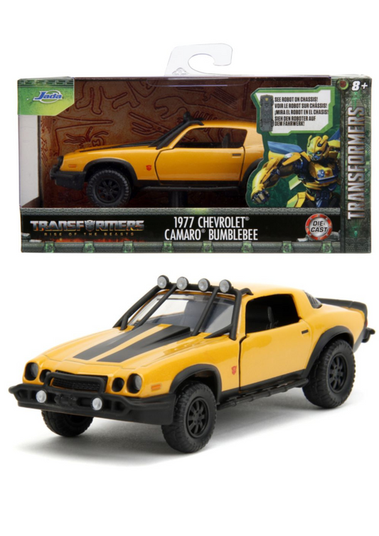 Transformers Rise of the Beasts 1977 Chevorlet Camaro Bumblebee 1:32 Scale Model Car