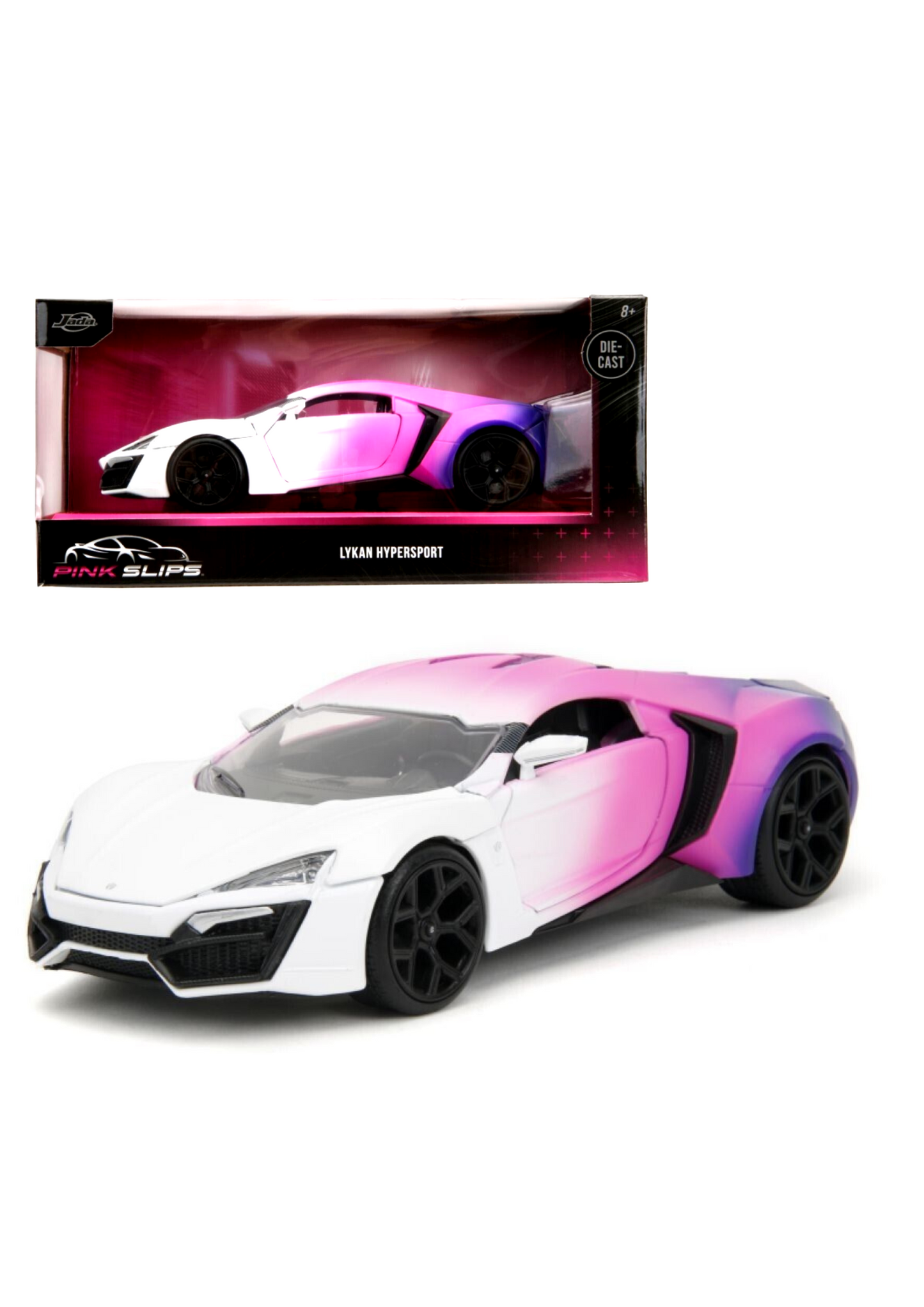 Pink Slips - Lykan Hypersport Ombre 1:24 Scale Diecast Model Car