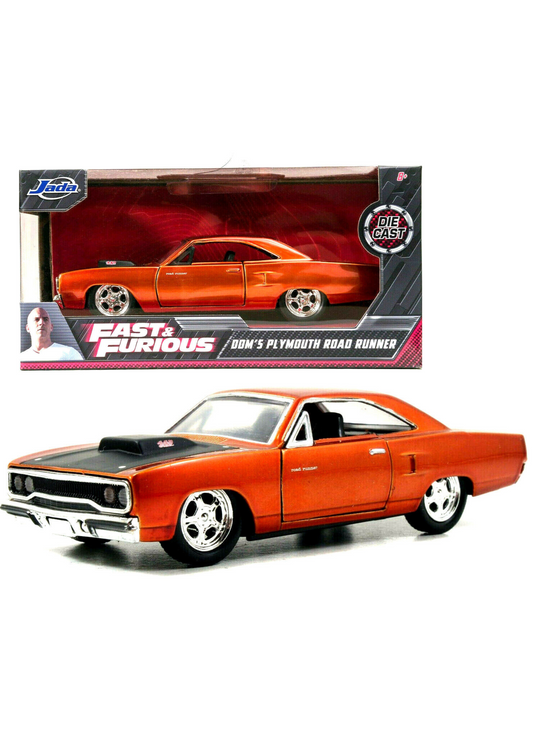 Fast & Furious - Dom’s 1970 Plymouth Road Runner 1:32 Diecast Model Car By Jada