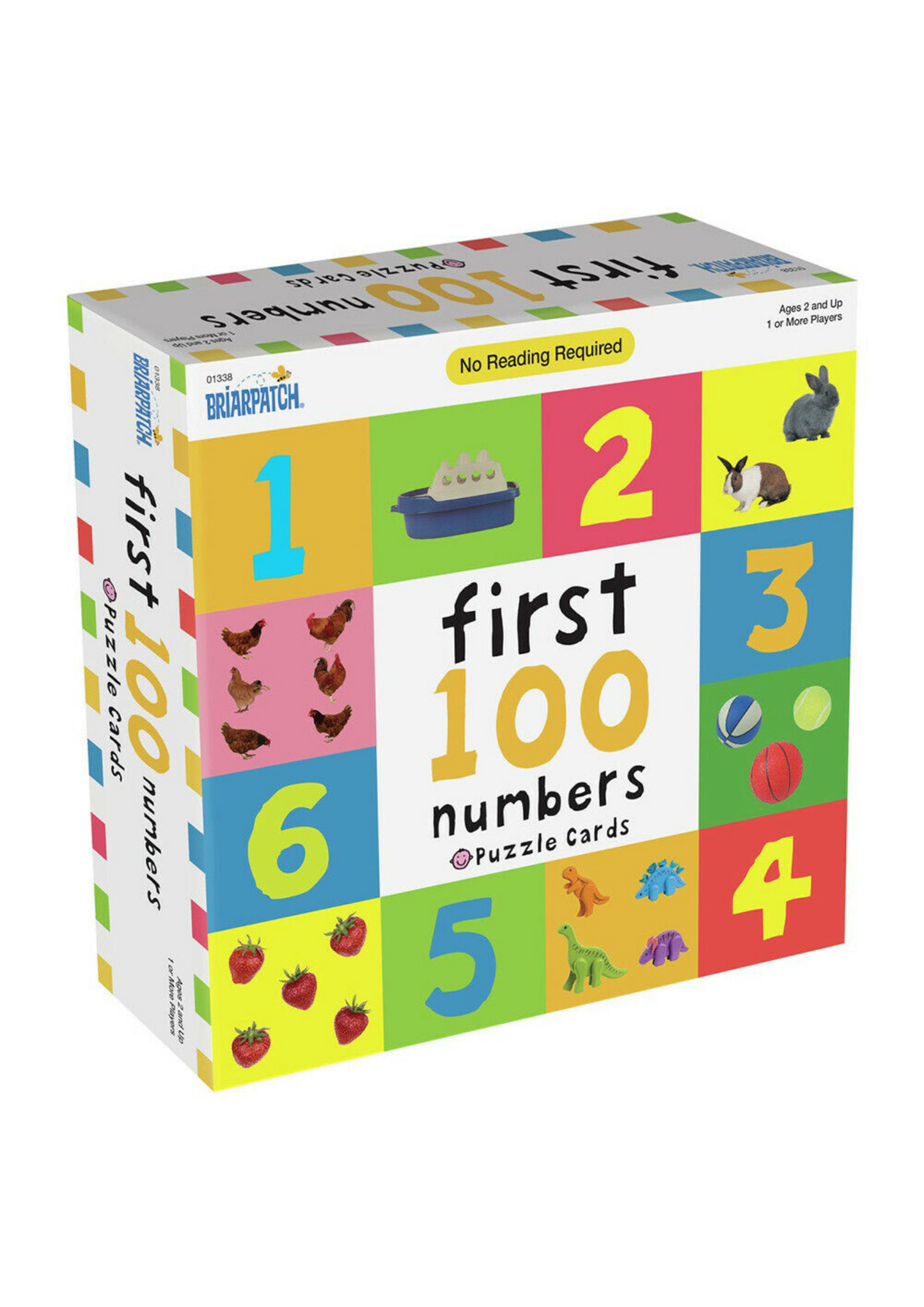 First 100 Numbers Image matching Puzzle Cards 100 Card