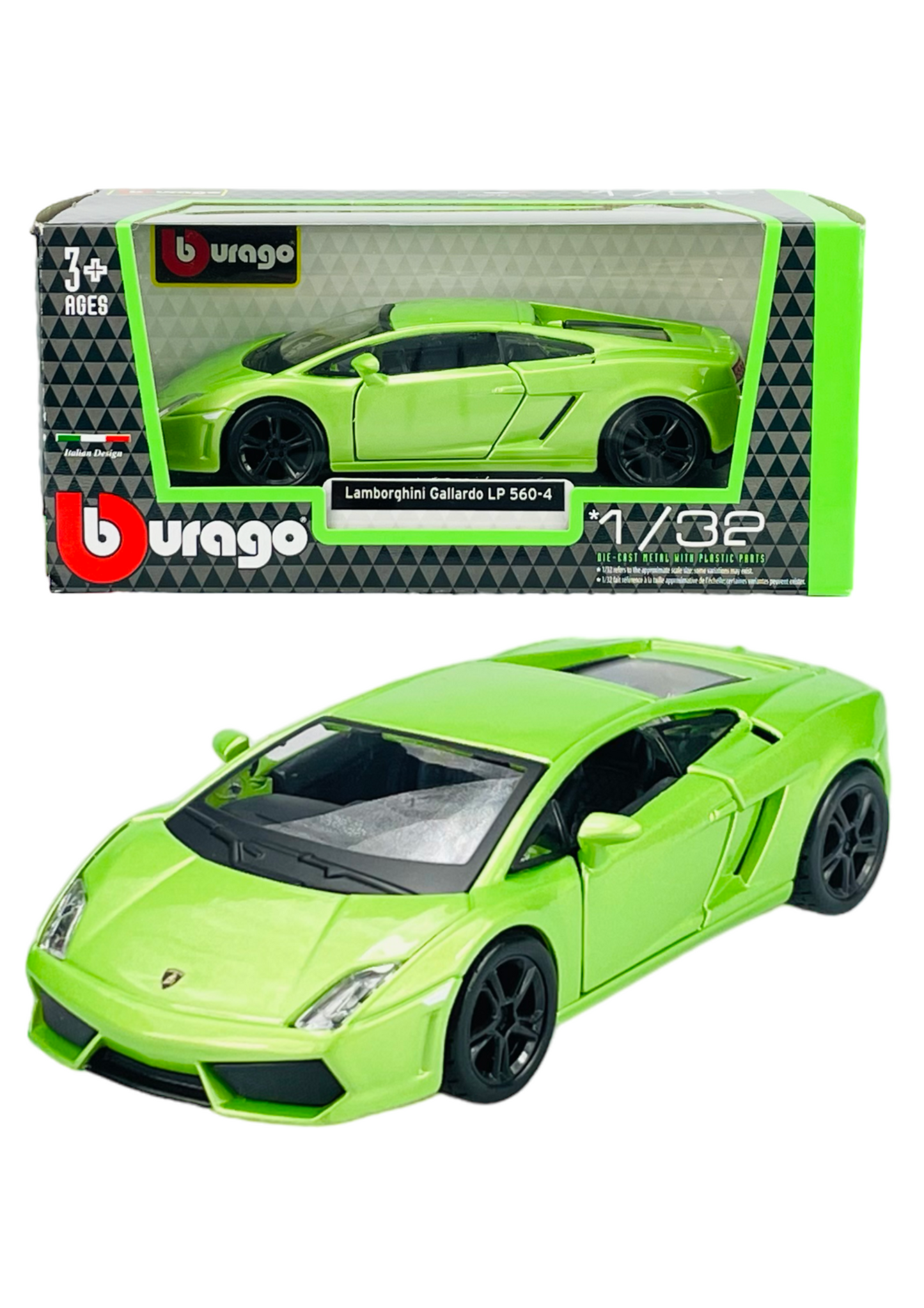 Bburago Lamborghini Huracan Coupe Green 1:32 Diecast Model Car