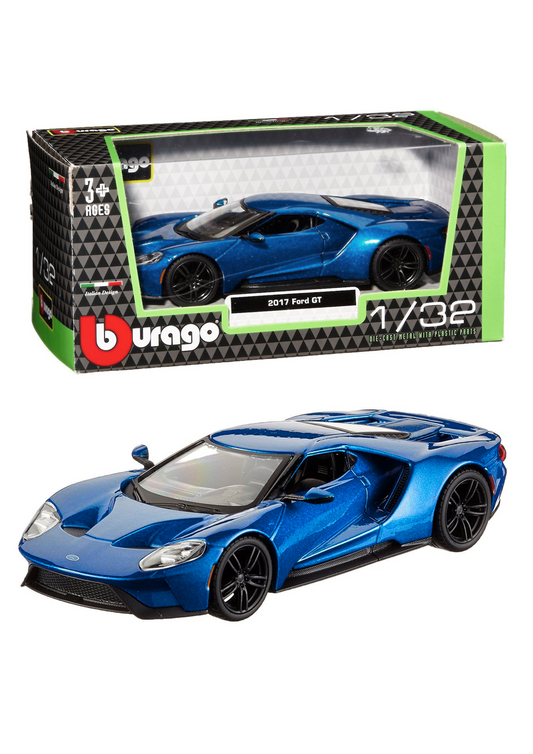 Bburago 2017 Ford GT Blue 1:32 Diecast Model Car