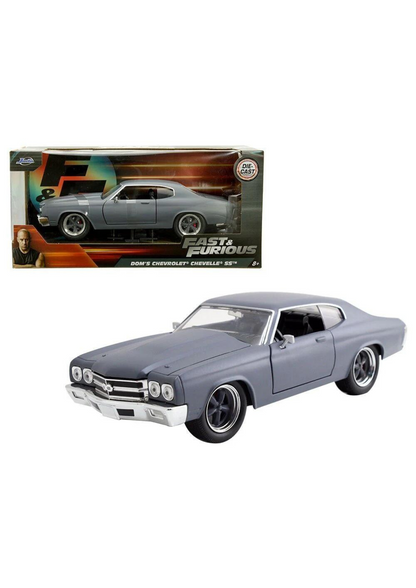 Fast and Furious Dom's Chevrolet Chevelle SS 1:24 Scale Diecast Model Car