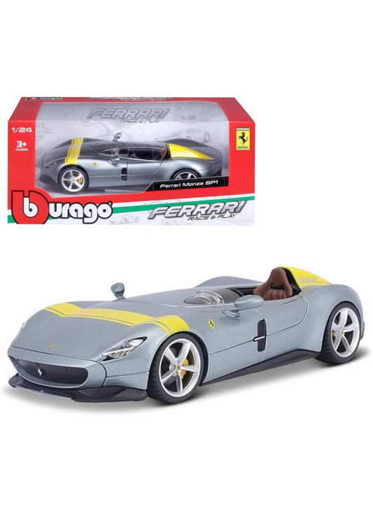 Bburago 1:24 2021 Ferrari Monza SP1 Icona Ltd Series Car Diecast Model