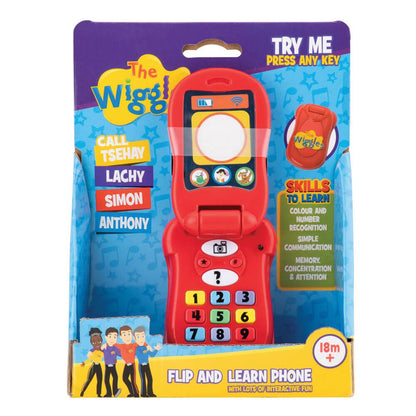 The Wiggles Flip and Learn Educational Toy Phone Kids Toys NEW