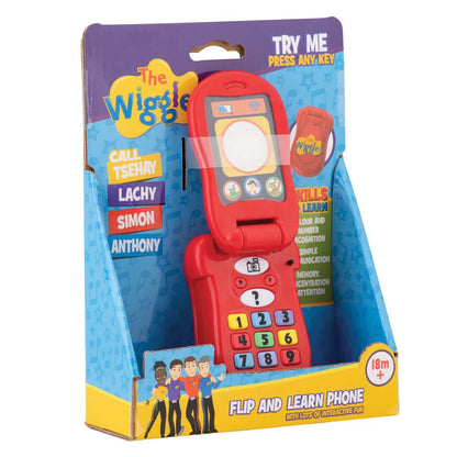 The Wiggles Flip and Learn Educational Toy Phone Kids Toys NEW